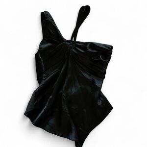 Assymetrical Black Tank